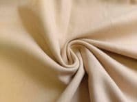 Brushed Cotton Flannel Fabric Material Wynciette BEIGE